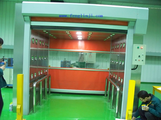 快速卷帘门风淋室 卷帘门货淋室 自动卷帘门风淋室